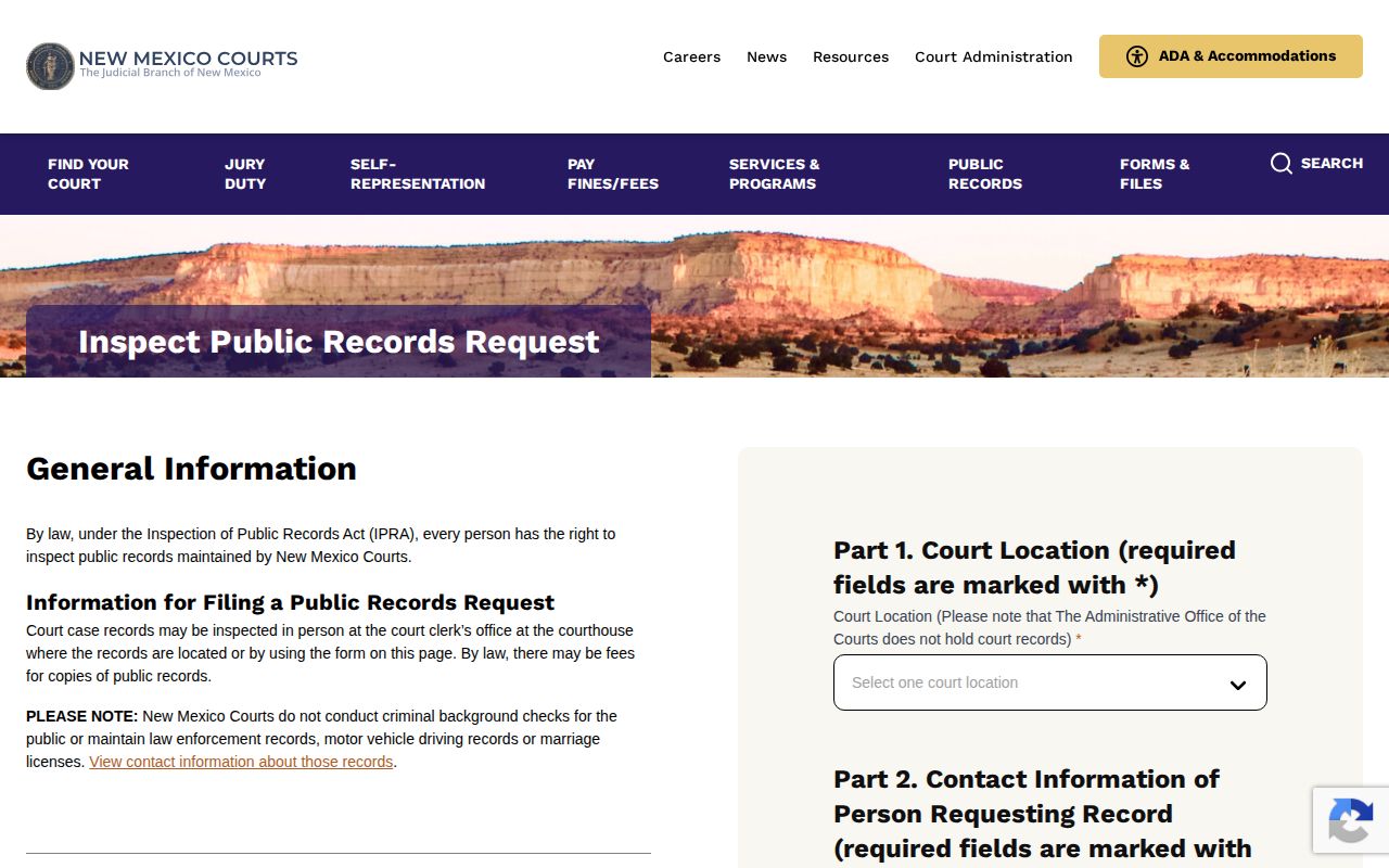 New Mexico court records request for Lea County 72-hour releases